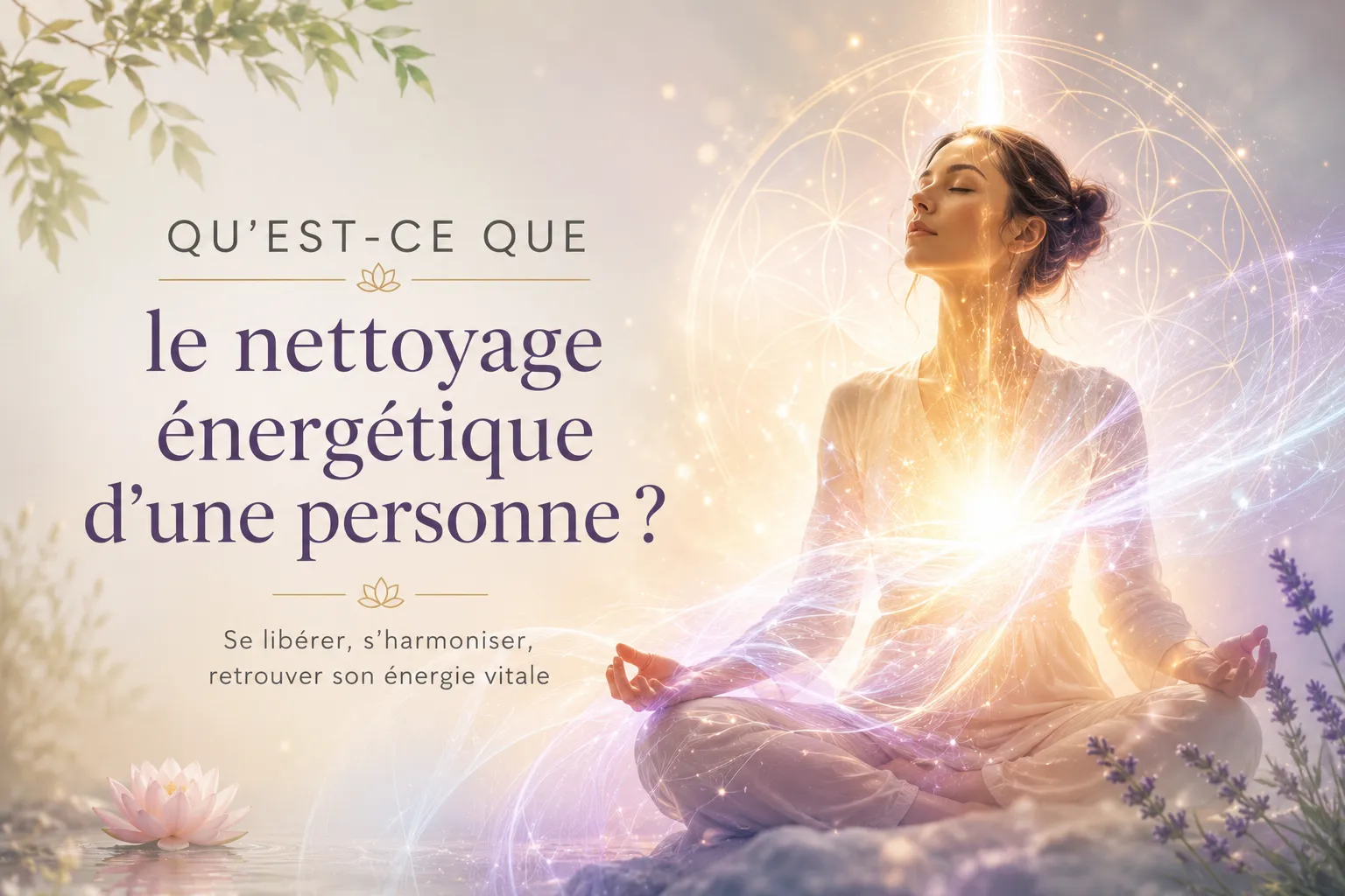 Nettoyage énergétique d’une personne et harmonisation des énergies